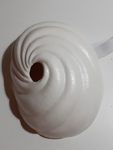 Mascara Latex Blanca Tipo Naruto Zetsu Anime Cosplay Obito Blanco