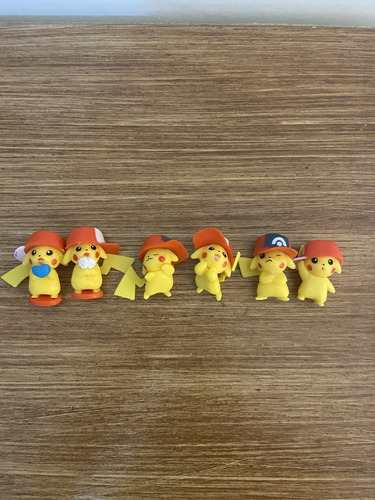6 Figuras De Acción Pokemon Pikachu