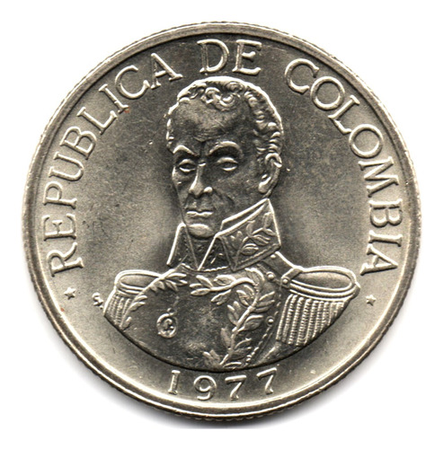 1 Peso 1977 Sin Circular (con Detalles)