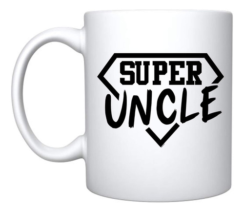 Veracco Super Uncle Taza De Café De Cerámica Funny Shark Fat