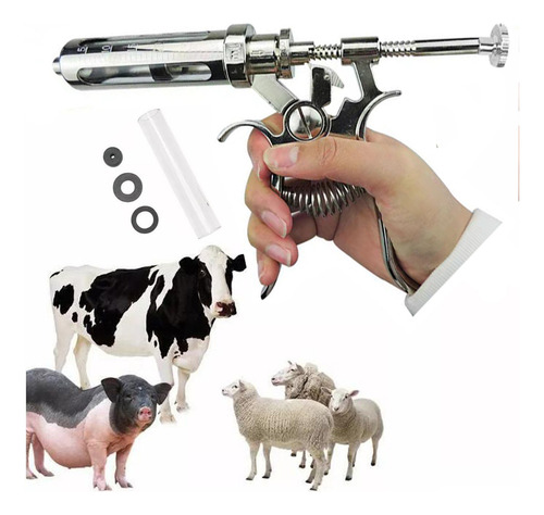 Jeringa Automática 30 Ml Cerd Bovino Ovino Ganado Veterinari