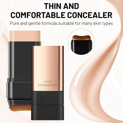 Base De Maquillaje Coreana Impecable 2 En 1