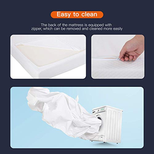 Colchón Fdw Twin 150x200 Cm Espuma Memoria 20 Cm Memory Foam