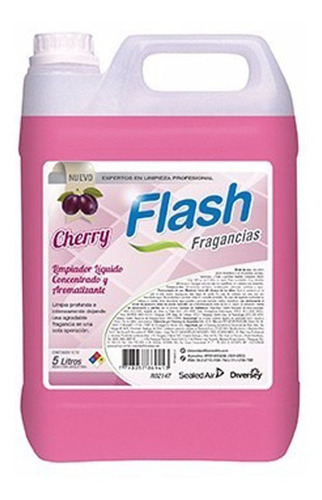 Limpiador Para Piso Diversey Flash Cherry X 5 Litros.