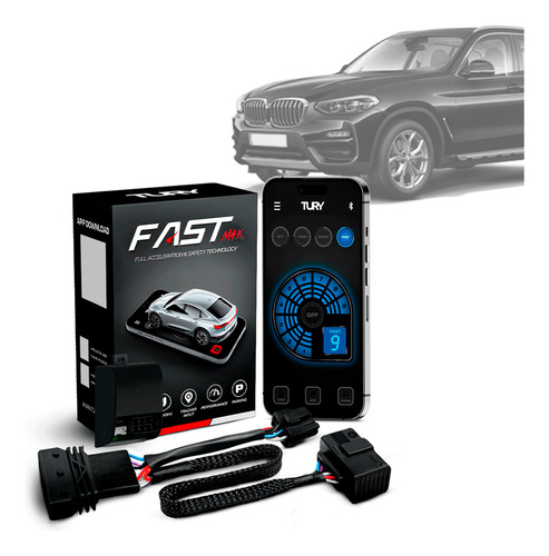 Módulo Acelerador Pedal Fast Com App Bmw X3 2014 15 16 17 18