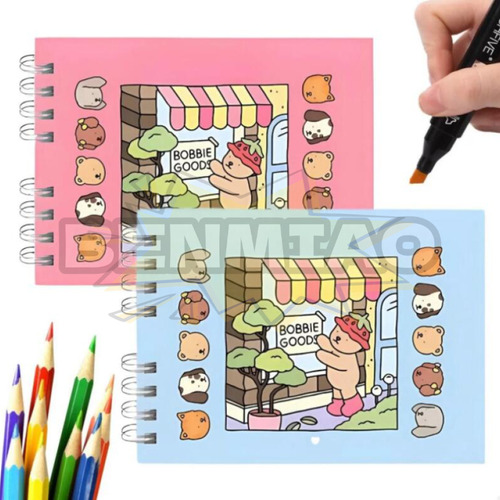 Libro De Colorear Bobbie Goods Para Niños Y Adultos(morado)