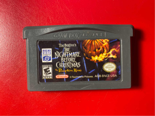 The Nightmare Before Christmas Nintendo Gameboy Advance Gba