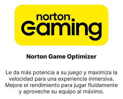 Norton 360 Gamers 50gb 3 Dispositivos 1 Año