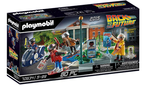 Playmobil Back To The Future Persecución 80 Piezas Original