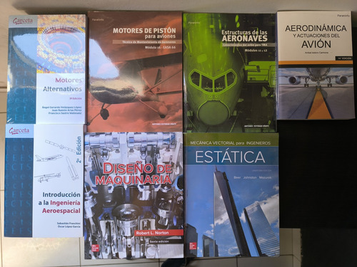 Libros Originales Ingeniería Mecánica Aeronáutica Espacial