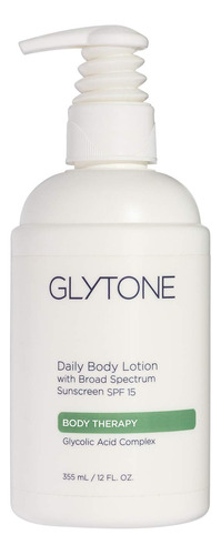 Glytone Daily Body Lotion Spf 15 De Amplio Espectro Con Cido