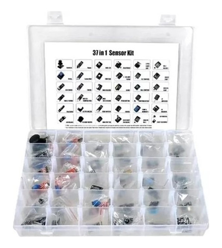 Kit De 37 Sensores Para Arduino Con Caja Factura