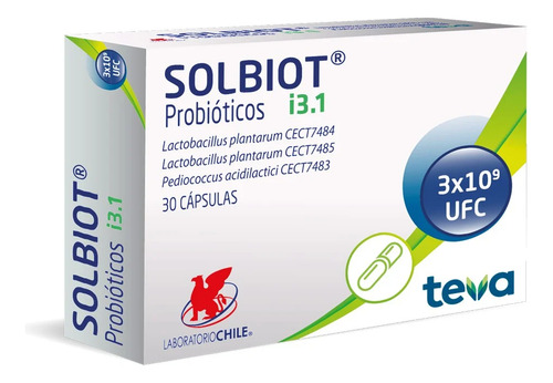 Solbiot Probioticos 30 Capsulas / Flora Intestinal