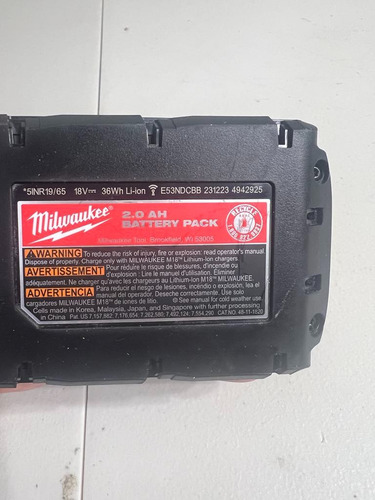 Milwaukee 48-11-1820 Bateria 2ah M18 (Usado)