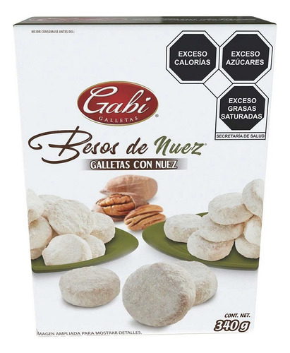 3 Pzs Gabi Besos De Nuez 340gr