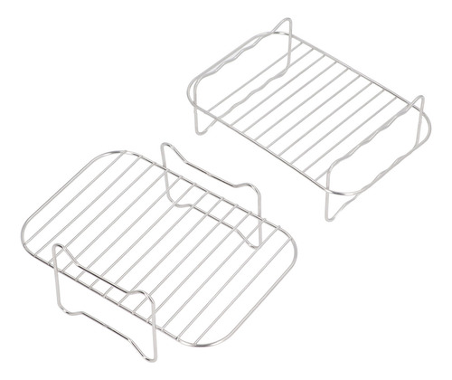 Estante Para Freidora De Acero Inoxidable, Pinchos, Cocción