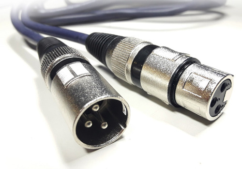 Cable Microfono Xlr M/h 6 Mt. Balanceado Reforzado Puresonic