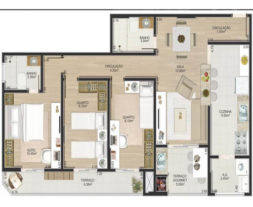 Imagem 9 de 20 de Apartamento - Venda - Forte - Praia Grande - Tab150