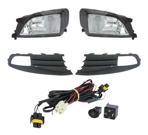 Kit Farol Milha Auxiliar Neblina Volkswagen Voyage G6 12/13