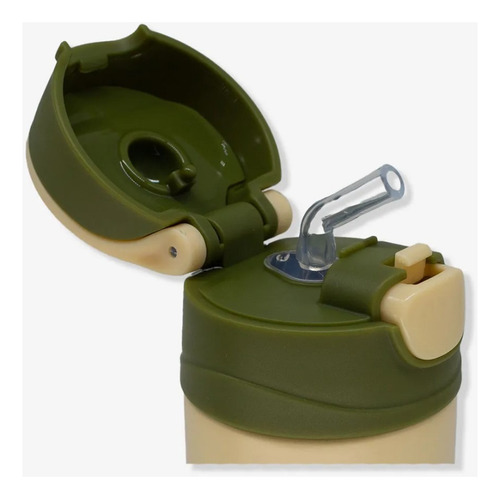 Garrafa Top Handle Infantil 350ml Groot Cor Creme