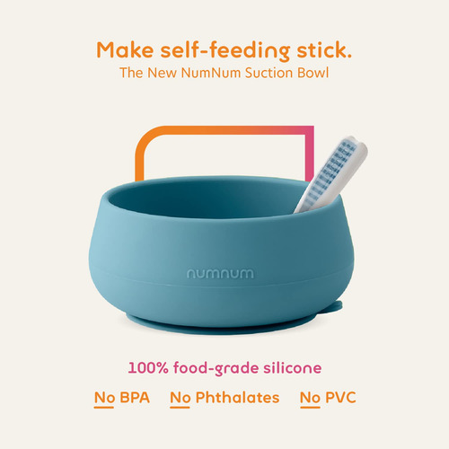 Set Autoalimentación Con Ventosa Bebés 100% Silicona, 4ud
