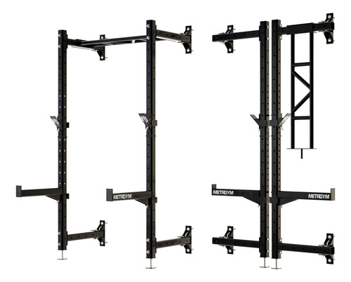 Barra De Ejercicios De Pared Metazhi Pr-p Color Negro