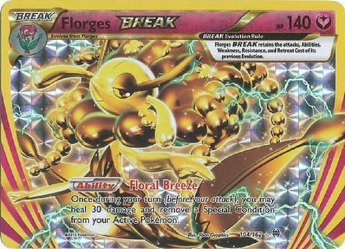 Florges Break 104/162 Break Raro Pokemon Tcg