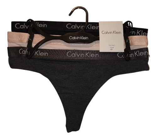 Tanga Calvin Klein 3-pack Mujer