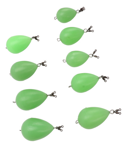Luminous Throwing Aid Fish Float, 9 Piezas De Polipropileno