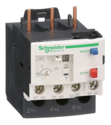 Rele Térmico Schneider 1,6-2,5a Para Contactor H/38a Lrd07