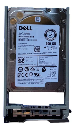 Hd Servidor Dell 600gb Sas 12gbs 10k 2,5 Xxtrp 0xxtrp
