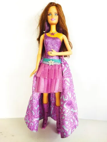 Barbie vestido morado hotsell