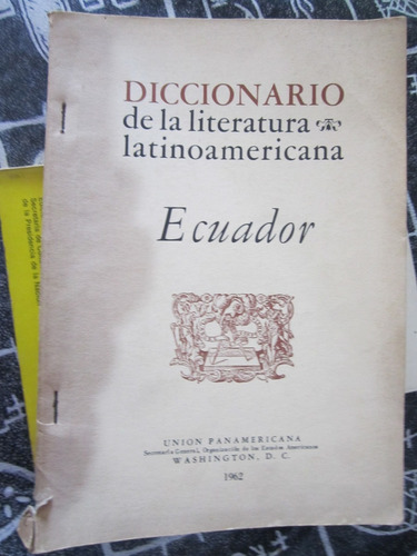 Diccionario De La Literatura Latinoamericana(ecuador)