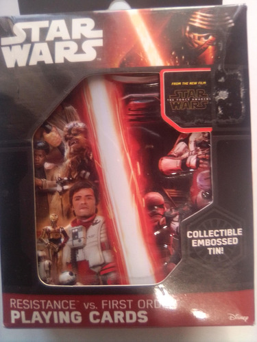 Star Wars Playing Cards - Resistance Vs First Order (Usado)