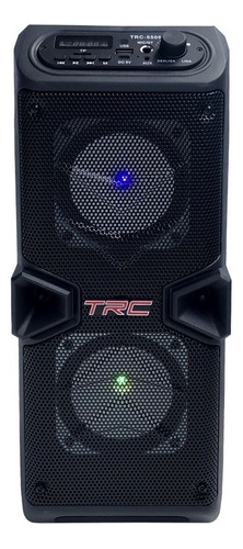 Caixa De Som Amplificada Bluetooth Trc 5506 60w C/ Microfone Cor Preto 110V/220V