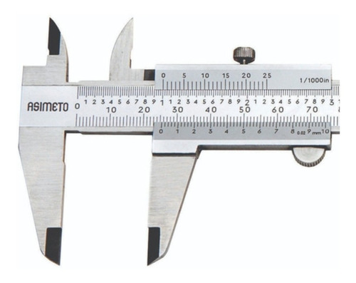 Calibre Mecánico 300 Mm Graduación 0.02 Mm Asimeto 341-12-4