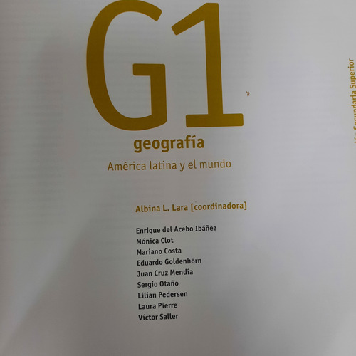 Geografía 1 América Latina Y El Mundo. Ed Tinta Fresca.(imp)