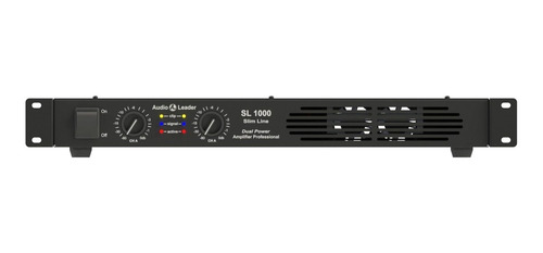 Amplificador 1000w Rms Slim Potência Audio Leader Sl1000