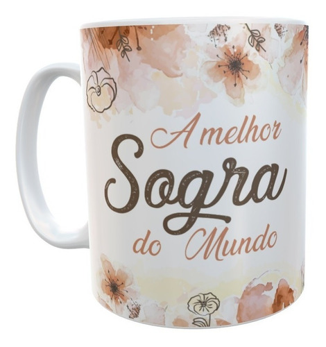 Kit Duas Canecas Personalizadas Para Melhor Sogras Do Mundo 