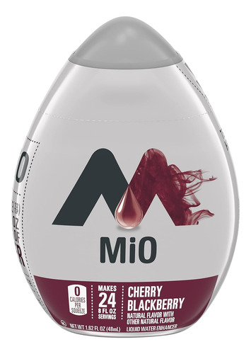 Cherry Blackberry - Potenciador Líquido De Agua, 1.62 Oz Líq