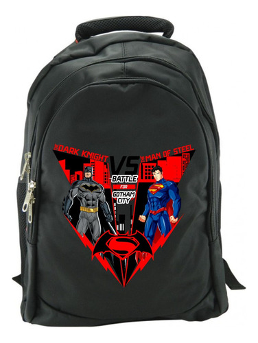 Morral Batman Vs Superman Maleta Bolso De Espalda