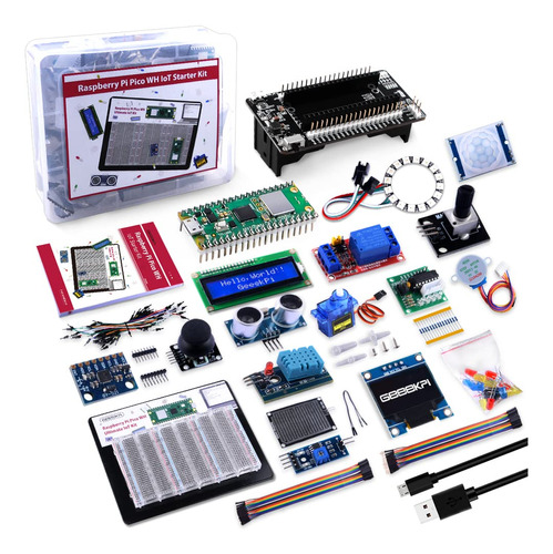 Geeekpi Raspberry Pi Pico W Ultimate Kit Con Raspberry Pi Pi