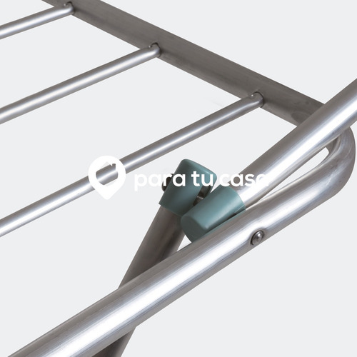 Imagen 5 de 10 de Tendedero Tender Ropa Plegable Alas Aluminio Mor 1º Calidad