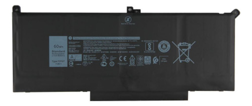 Bateria F3ygt Para Dell Latitude 7490, 7280, 7290, 7380 7390