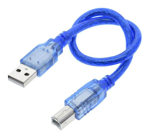 Cable Usb Tipo A Usb Tipo B 50cm Para Arduino Uno Mega 101