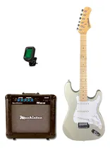 Comprar Guitarra Waldman St111 Sv Kit Amp E Afin