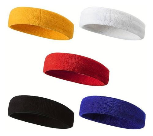 Vincha Deportiva Elástica Transpirab. Diadema Headband Yoga 