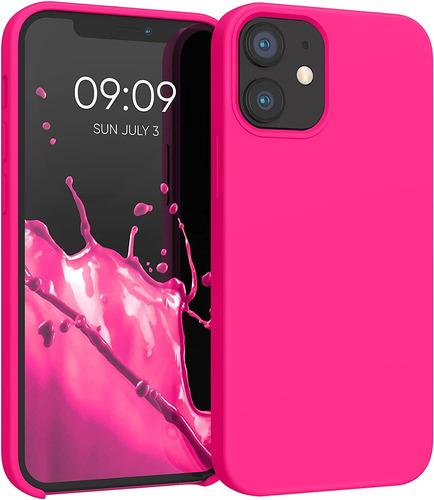 Funda Kwmobile Para Apple iPhone 12 Mini (rosa Neon)
