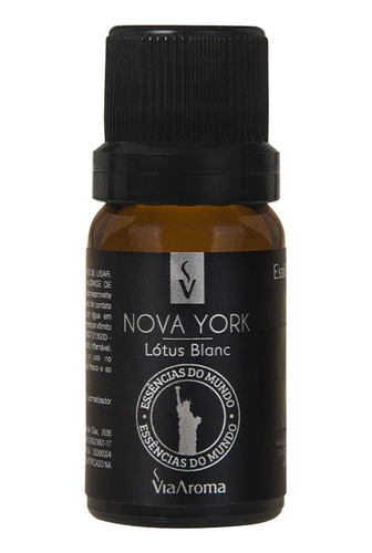 Essencia Difusor Via Aroma 10ml Mundo Nova York Lotus Blanc