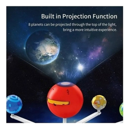 Y Kit De Modelo De Sistema Solar Proyector Planetario Diy